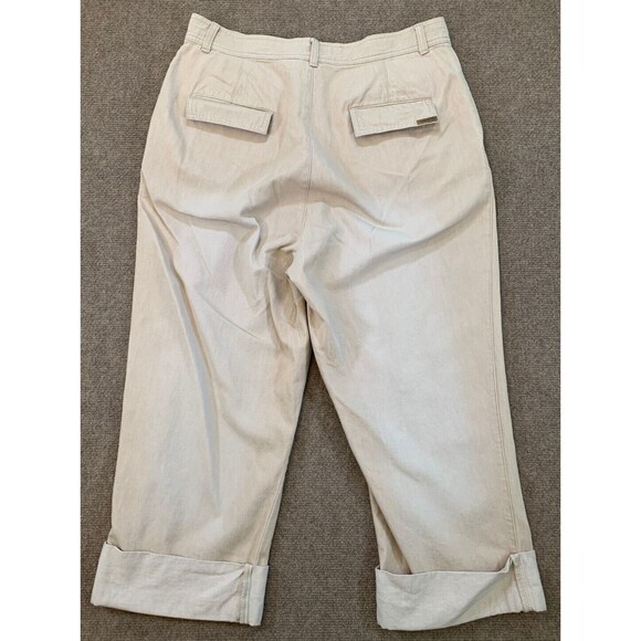 Liz Claiborne Capri Pants Womens 14 Tabitha Straight Leg Roll Cuff - Picture 3 of 10